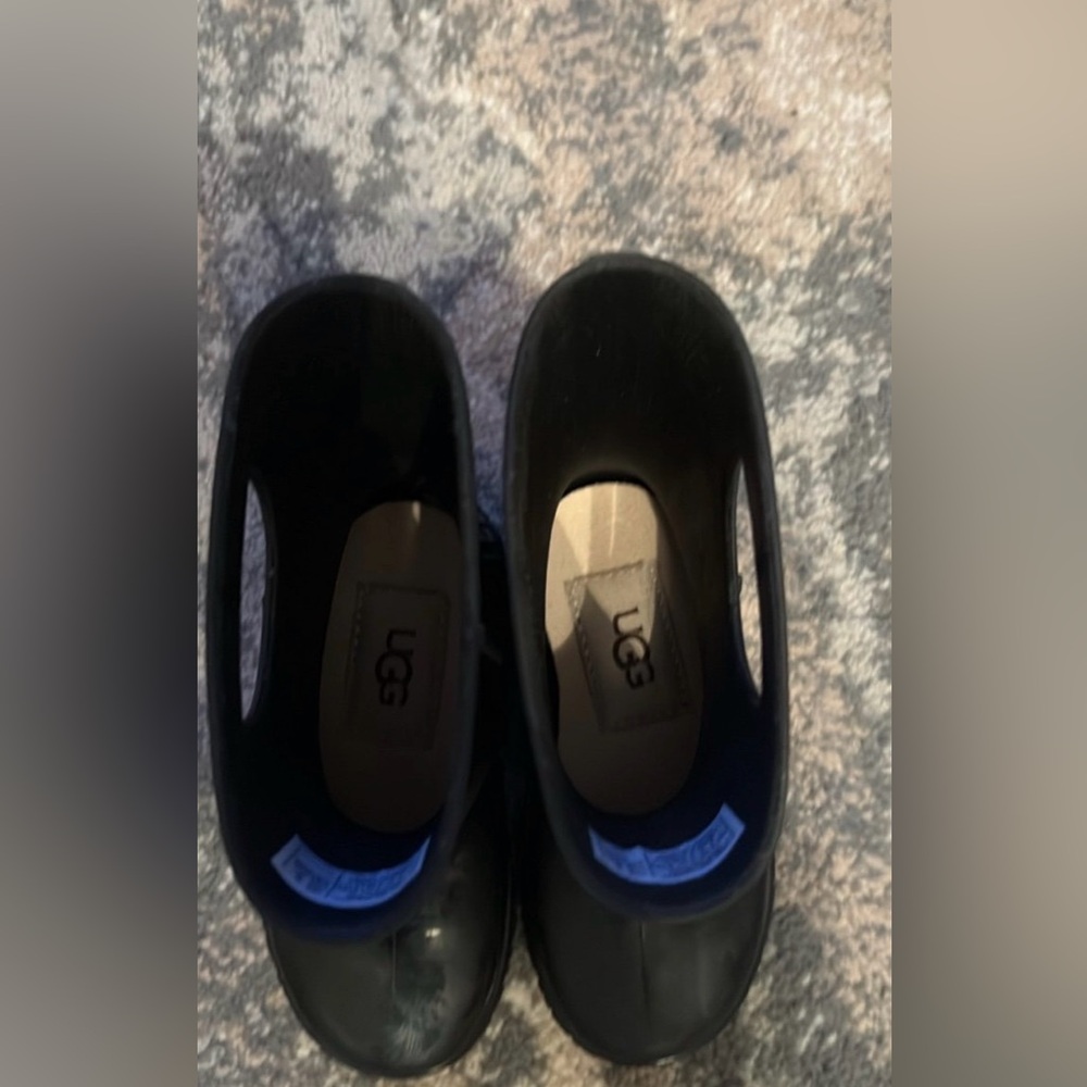 UGG Black Rain Boots